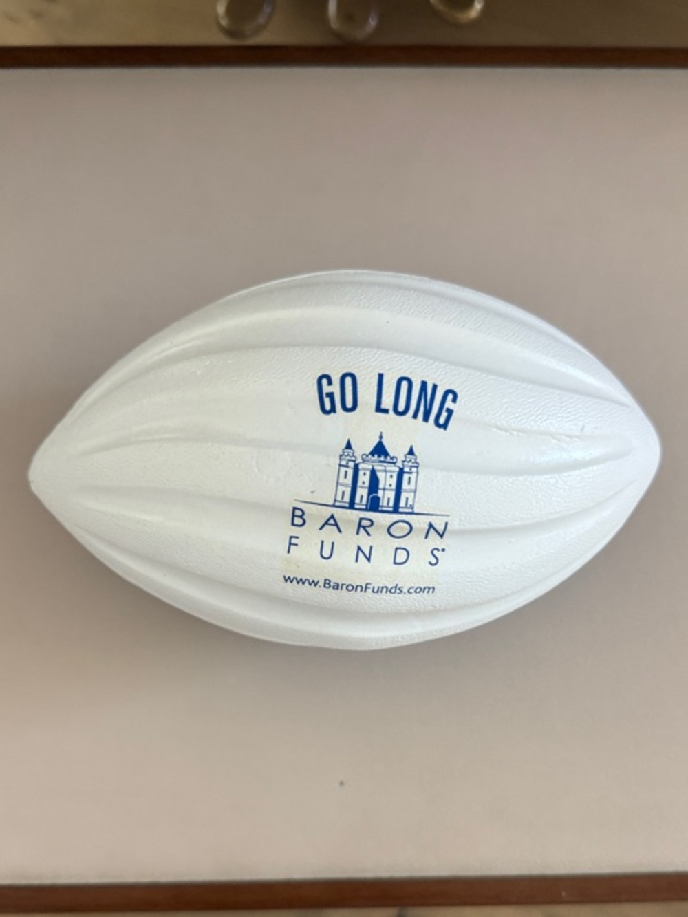 White Kids Throwing Football - 'Go Long'